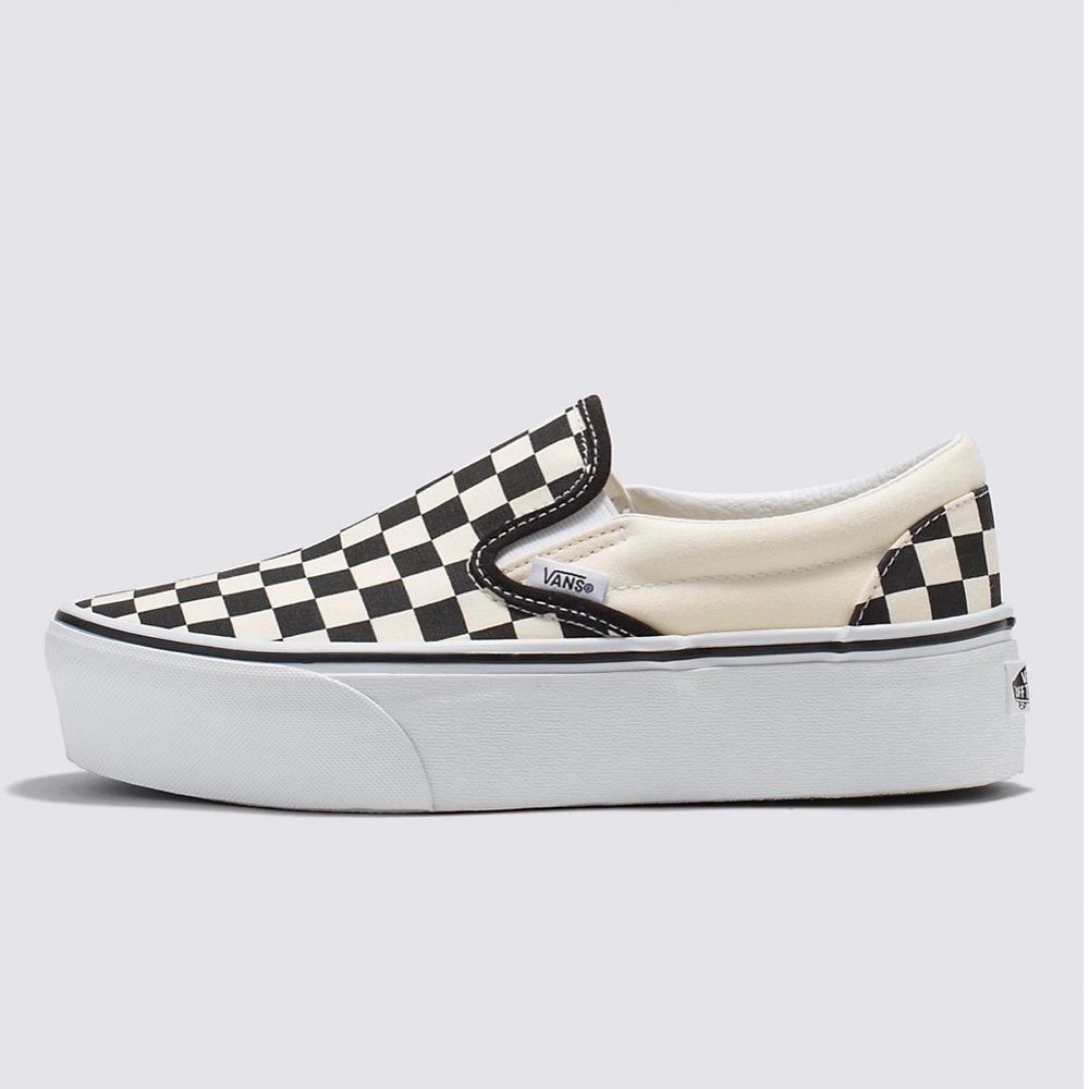 Vans Classic Slip-On Checkerboard Stackform Shoe